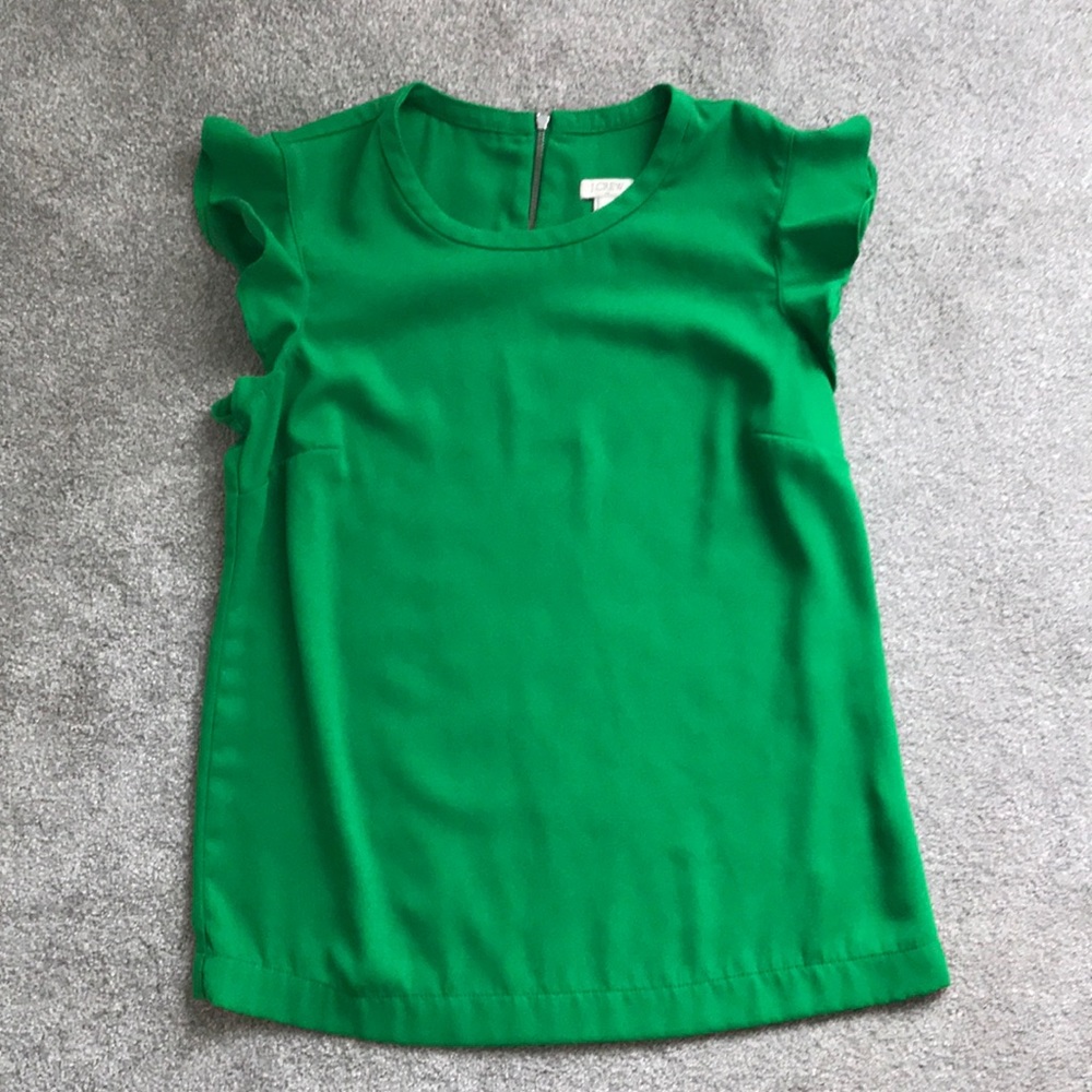 J. Crew Women’s Flutter Sleeve Top